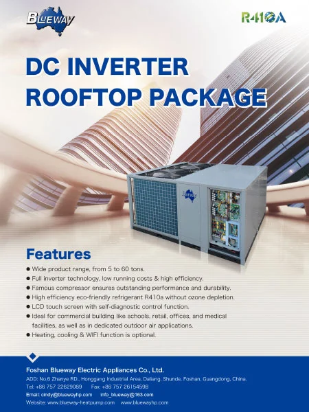 ແຜ່ນຕິດແອ Inverter Rooftop Air Conditioner 20241202